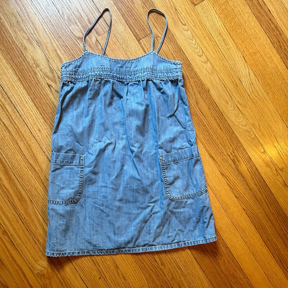 Jimmy'z Denim Mini Spaghetti Strap Dress Size Small